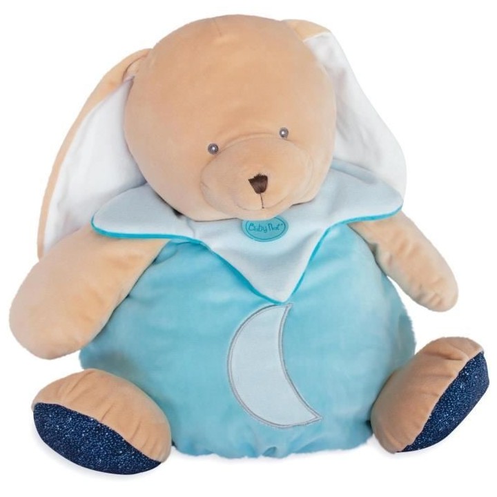 BABY NAT' x - Range pyjama Lapin bleu LUMINESCENT 40 cm