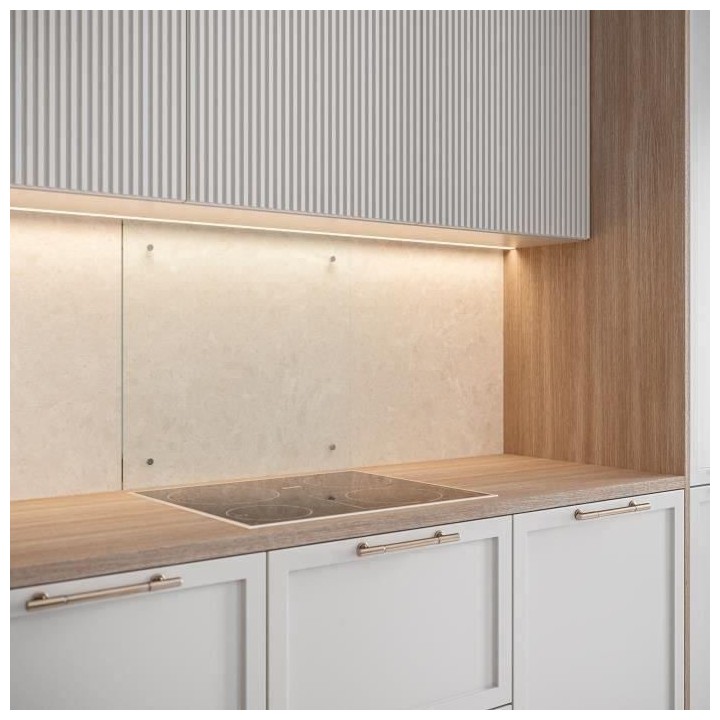 Saint-Gobain Fond de hotte en verre TRANSPARENT 45x90