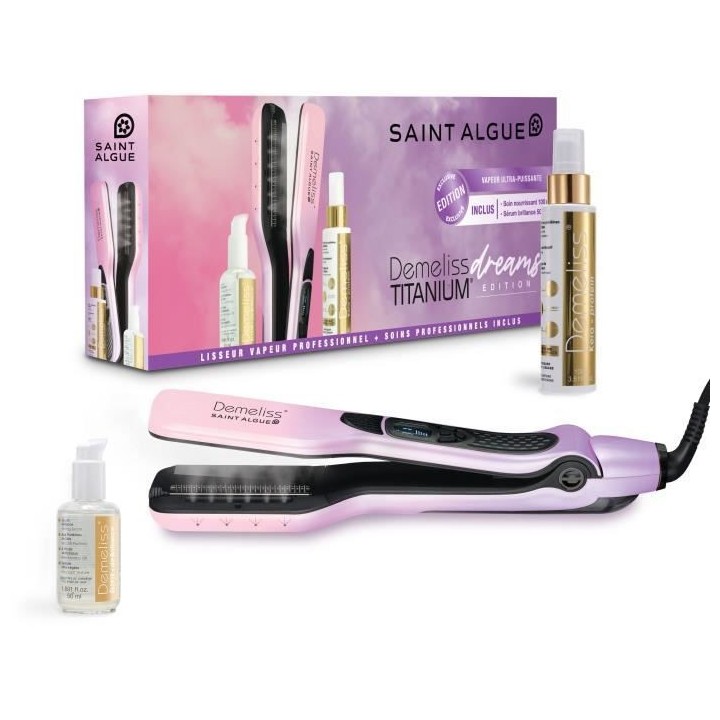 Lisseur vapeur Saint Algue Demeliss Titanium Dreams Edition - soin Ker