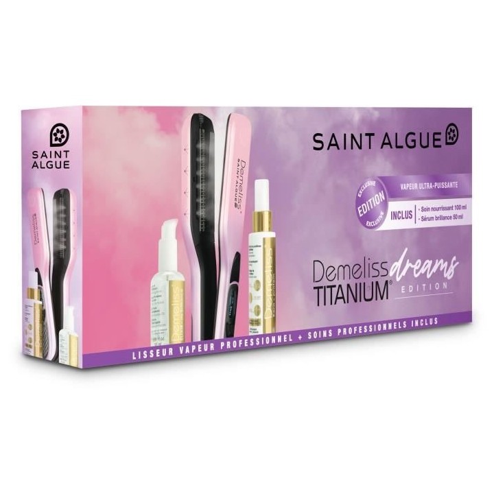 Lisseur vapeur Saint Algue Demeliss Titanium Dreams Edition - soin Ker