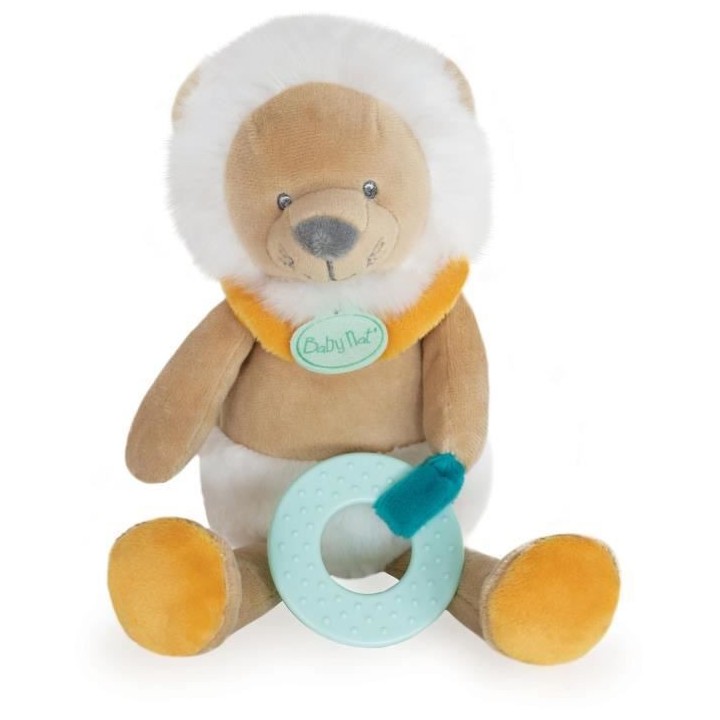 BABY NAT' Maxou le lion - Pantin d'activités Maxou 29 cm