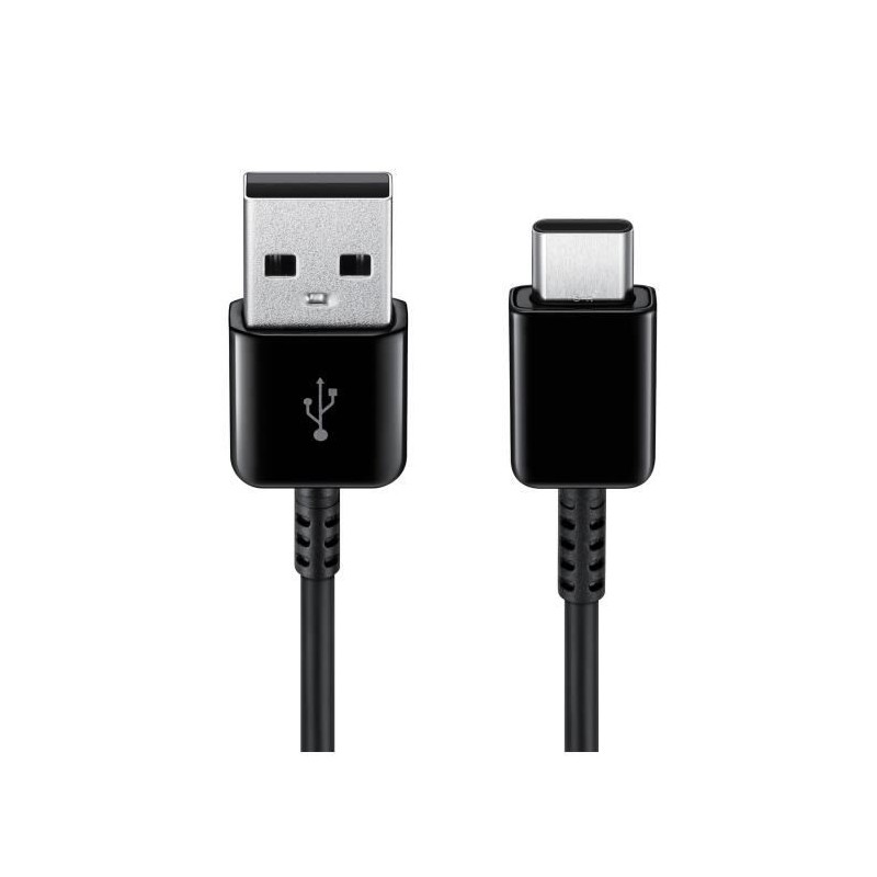 SAMSUNG Pack de 2 Câbles USB A/USB C 1,5m Noir