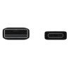 SAMSUNG Pack de 2 Câbles USB A/USB C 1,5m Noir