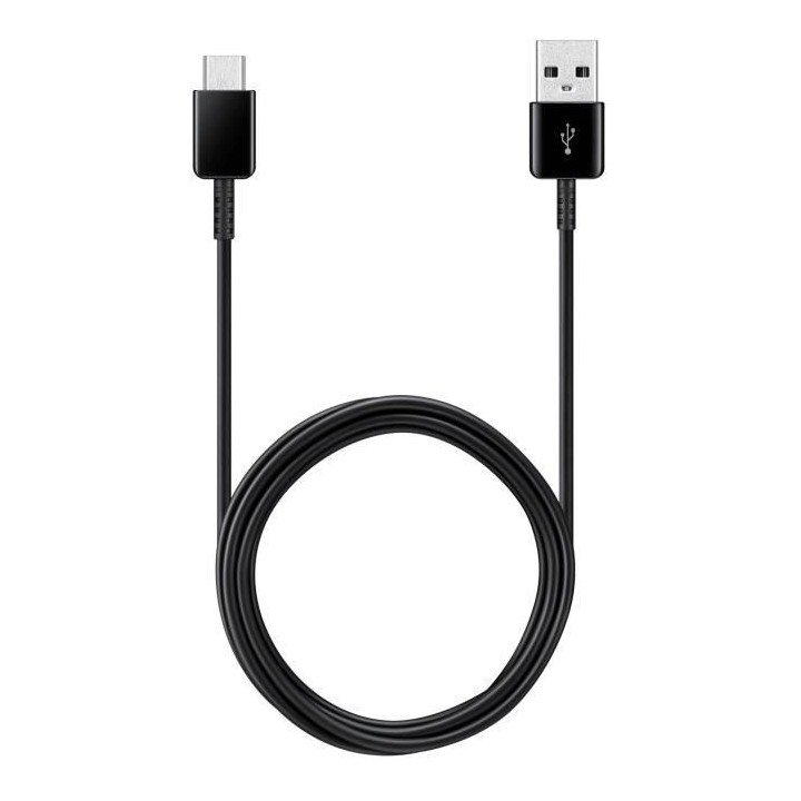 SAMSUNG Pack de 2 Câbles USB A/USB C 1,5m Noir