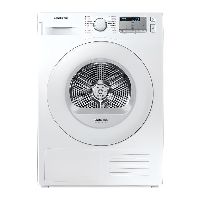 Seche-linge pompe a chaleur SAMSUNG DV80TA020TH - 8 kg - Classe A++ - Blanc