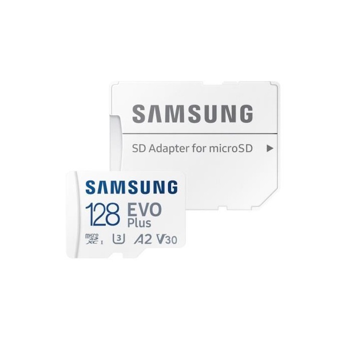 Carte Mémoire SAMSUNG 128Go MicroSD EVO PLUS