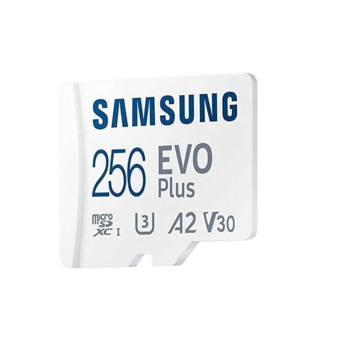 Carte Mémoire SAMSUNG 256Go MicroSD EVO PLUS