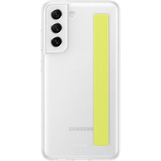 Coque transparente avec laniere G S21FE Blanc