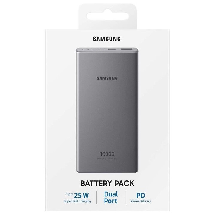 SAMSUNG Triple Chargeur USB A+C+C PD 65W (35W+25W+5W) Noir
