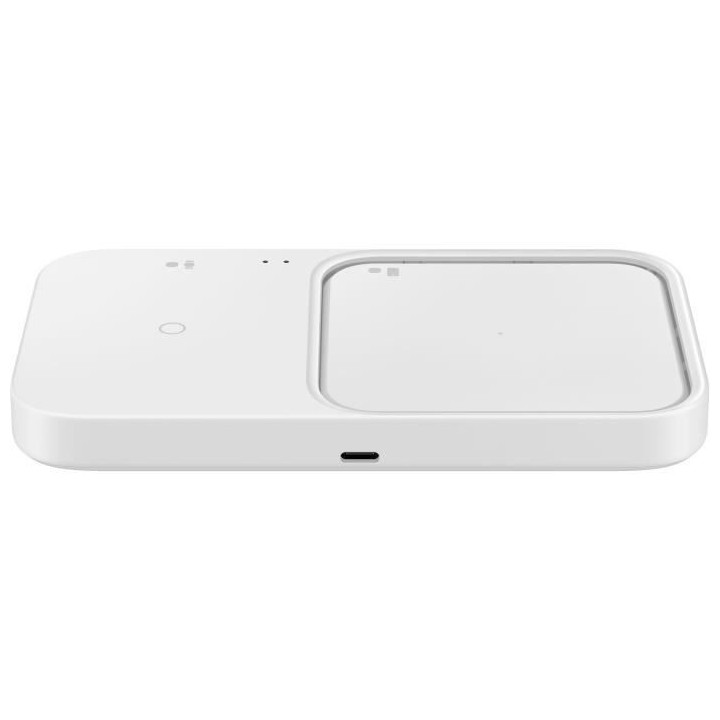 Pad Induction plat DUO Watch Fast Charge - 15W - SAMSUNG - Blanc