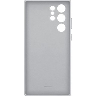 Coque en cuir G S22Ultra Gris clair