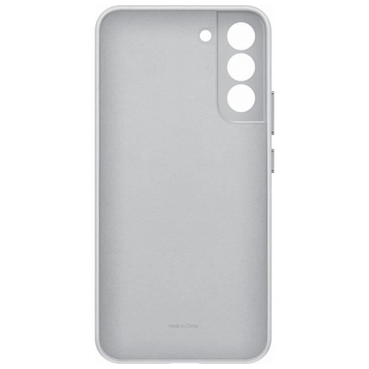 Coque en cuir G S22+ Gris clair