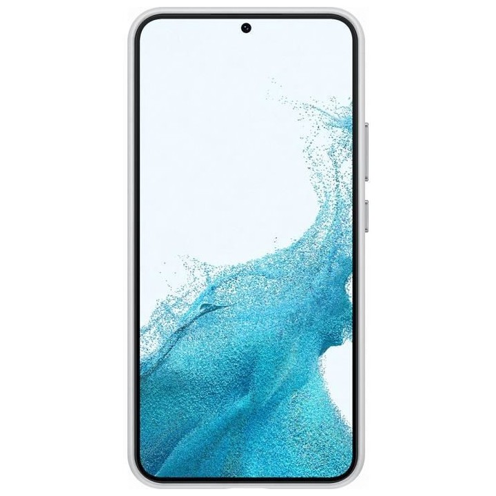 Coque en cuir G S22+ Gris clair