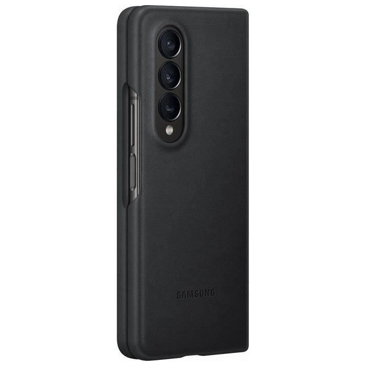 SAMSUNG Coque en cuir Galaxy ZFold4 Noir