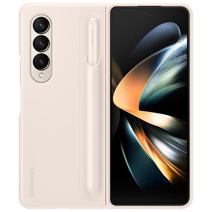 SAMSUNG Coque avec S Pen intégré Galaxy Z Fold 4 Ivoire