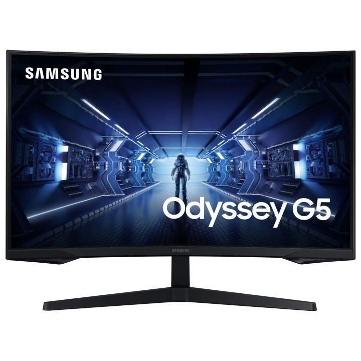 Ecran PC Gamer Incurvé - SAMSUNG - ODYSSEY G5 - G55T C32G55TQBU - 32'