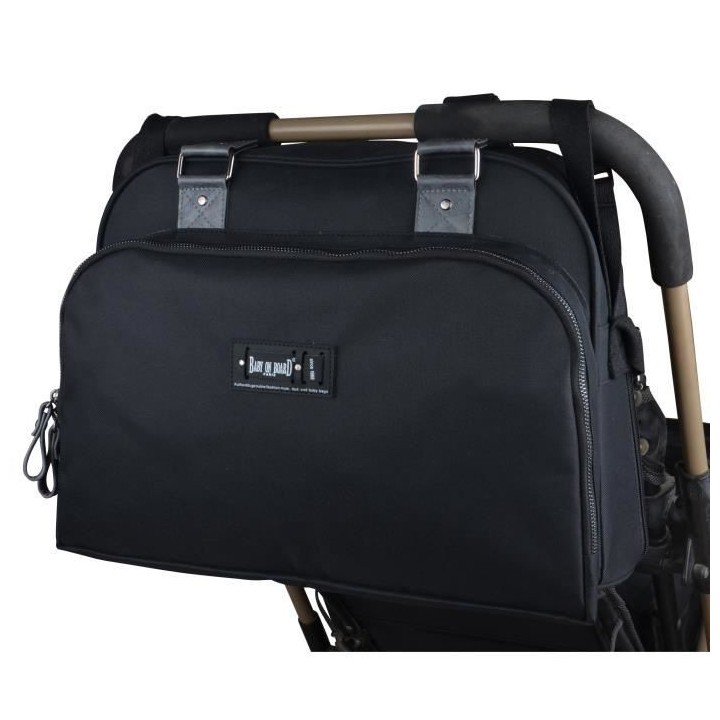 Baby on board- sac a langer - sac urban classic black - 2 compartiment