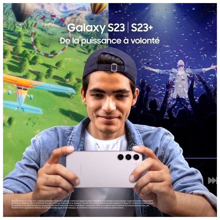 SAMSUNG Galaxy S23 256Go Noir