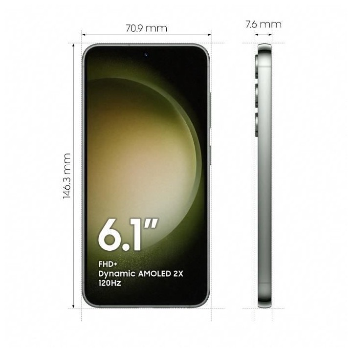 SAMSUNG Galaxy S23 128Go Vert