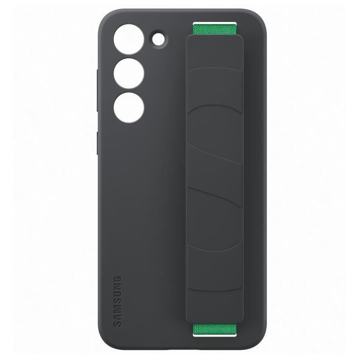 Coque Silicone SAMSUNG avec laniere S23+ Noir