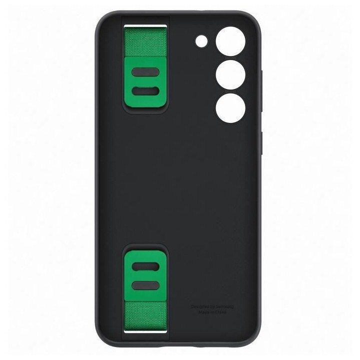 Coque Silicone SAMSUNG avec laniere S23+ Noir