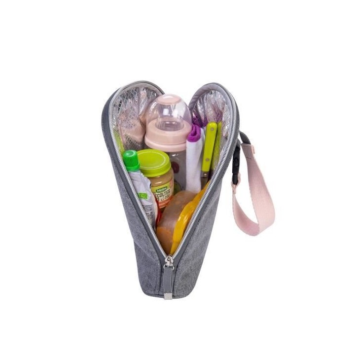 BABY ON BOARD Sac a langer URBAN Sweet Pink - gris/rose