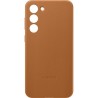 SAMSUNG Coque en cuir Galaxy S23+ Camel