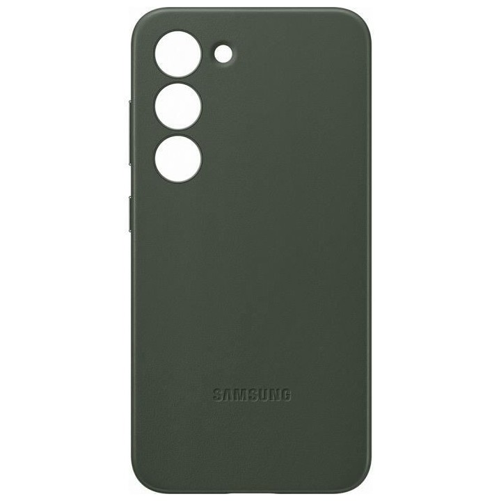SAMSUNG Coque en cuir Galaxy S23 Vert