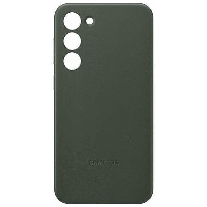 SAMSUNG Coque en cuir Galaxy S23+ Vert