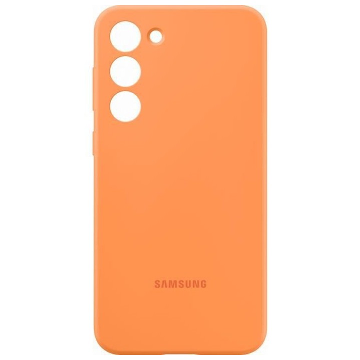 SAMSUNG Coque Silicone Galaxy S23+ Orange