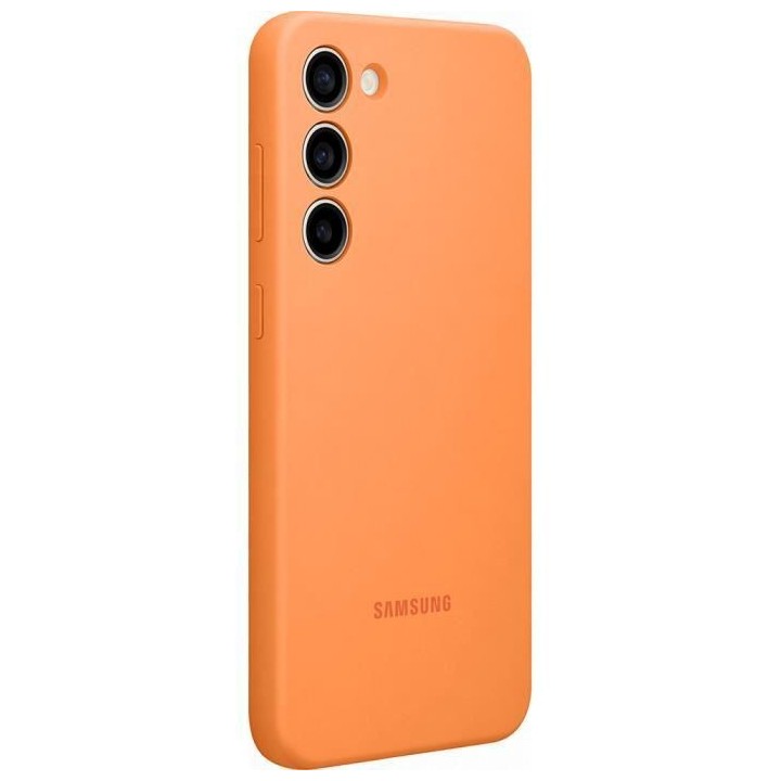 SAMSUNG Coque Silicone Galaxy S23+ Orange