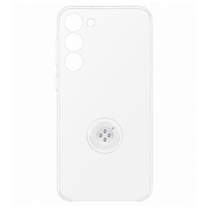 Coque transparente SAMSUNG avec support amovible S23+