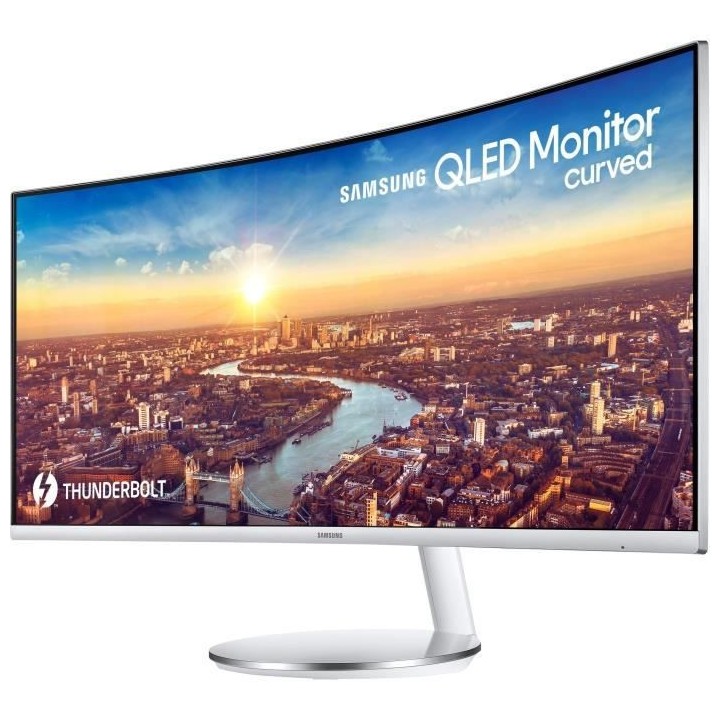 Ecran PC Incurvé - SAMSUNG C34J791WTP - 34'' UWQHD - Dalle VA - 4 ms