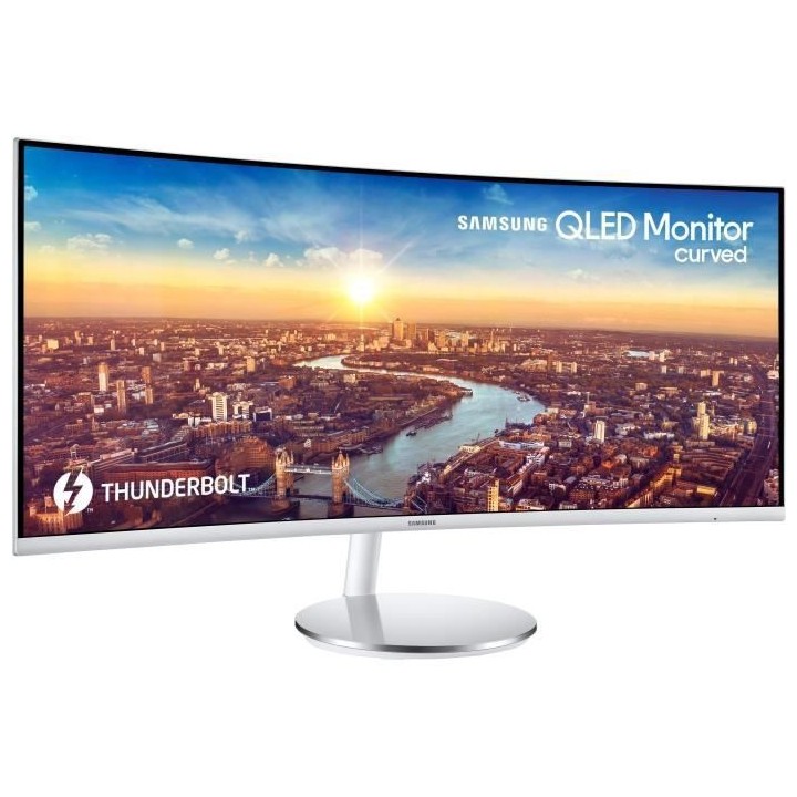 Ecran PC Incurvé - SAMSUNG C34J791WTP - 34'' UWQHD - Dalle VA - 4 ms