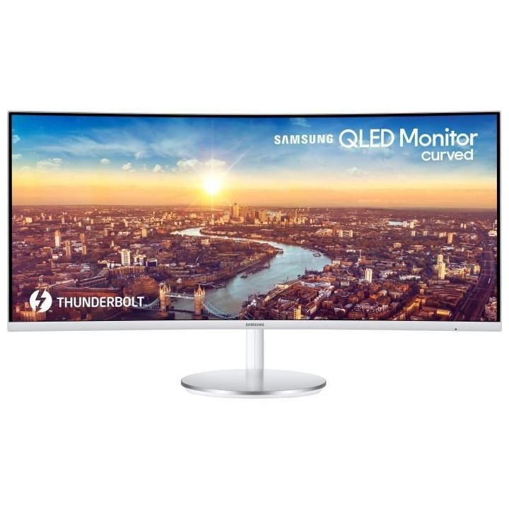 Ecran PC Incurvé - SAMSUNG C34J791WTP - 34'' UWQHD - Dalle VA - 4 ms