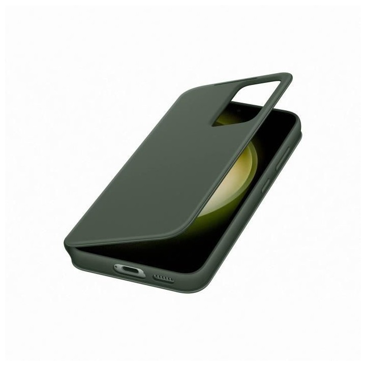 Etui Smart View SAMSUNG avec porte-carte S23 Kaki