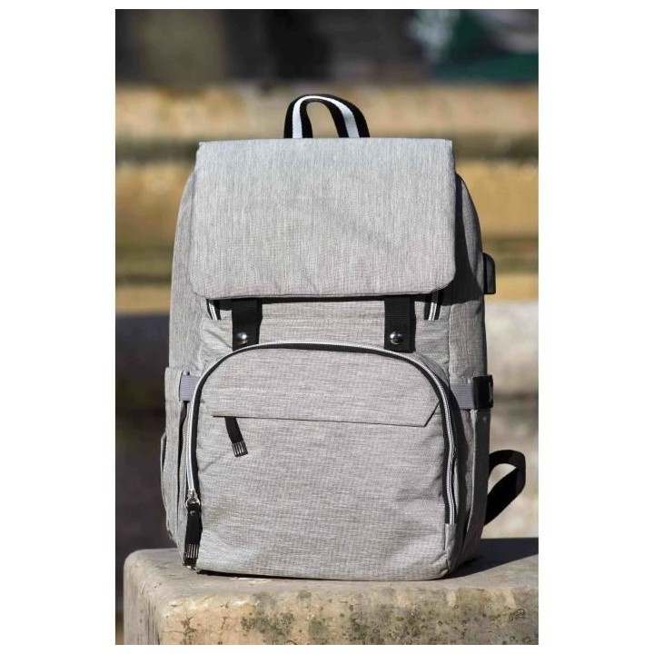 BABY ON BOARD Sac a dos a langer FREESTYLE chicago - gris/noir