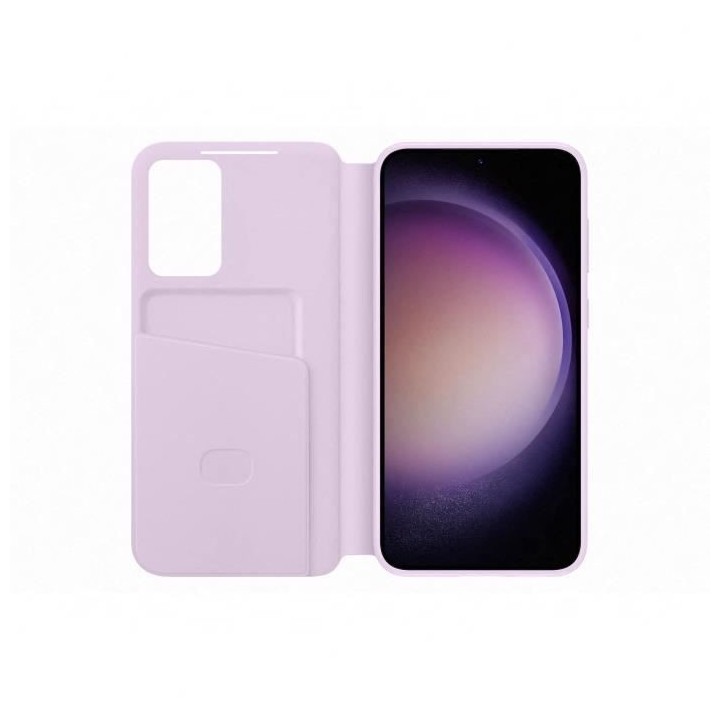 SAMSUNG Étui Smart View avec porte-carte Galaxy S23+ Lilas