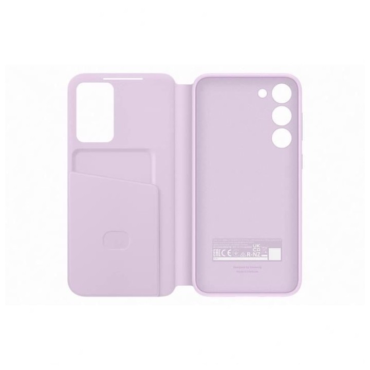 SAMSUNG Étui Smart View avec porte-carte Galaxy S23+ Lilas