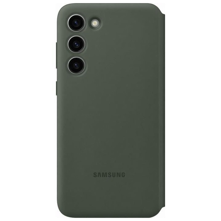 SAMSUNG Étui Smart View avec porte-carte Galaxy S23+ Khaki