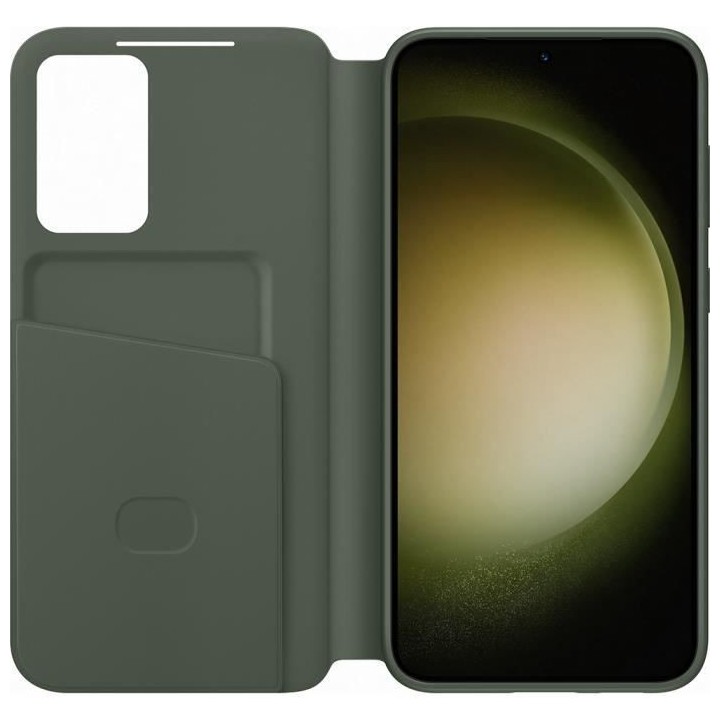 SAMSUNG Étui Smart View avec porte-carte Galaxy S23+ Khaki