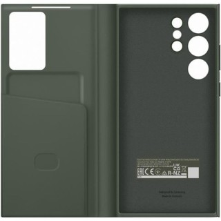 Etui Smart View SAMSUNG avec porte-carte S23 Ultra Khaki