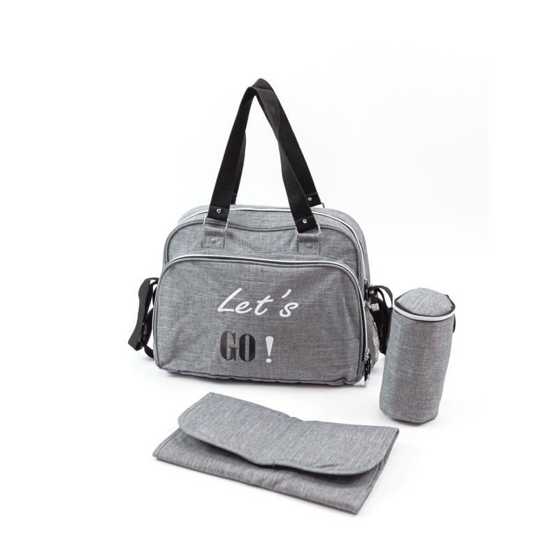 BABY ON BOARD Sac a langer SIMPLY Lets'Go - gris