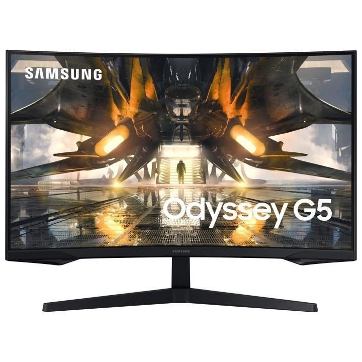 Ecran PC Gamer Incurvé - SAMSUNG - ODYSSEY G5 - G55A S32AG550EP - 32'