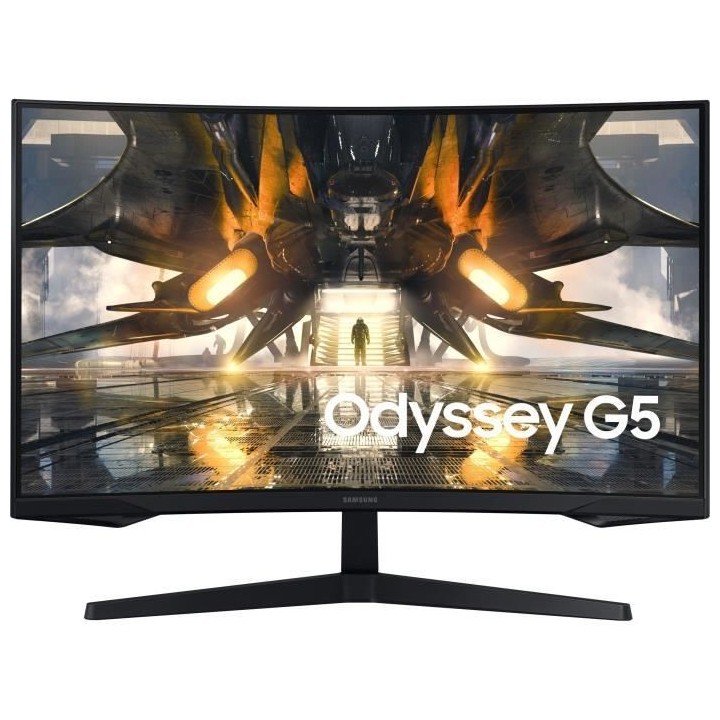 Ecran PC Gamer Incurvé - SAMSUNG - ODYSSEY G5 - G55A S32AG550EP - 32'