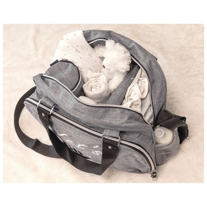 BABY ON BOARD Sac a langer SIMPLY Lets'Go - gris