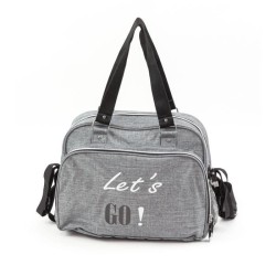 BABY ON BOARD Sac a langer SIMPLY Lets'Go - gris