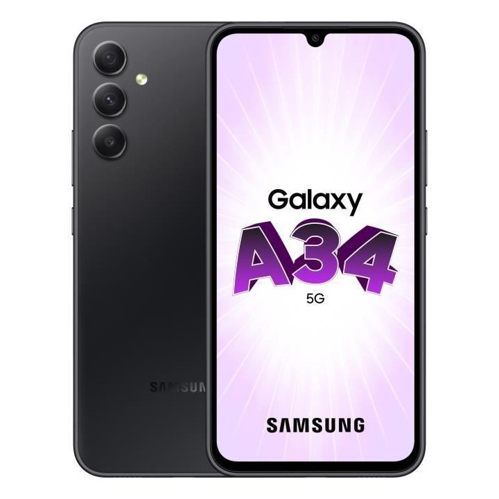 SAMSUNG Galaxy A34 5G Graphite 128 Go