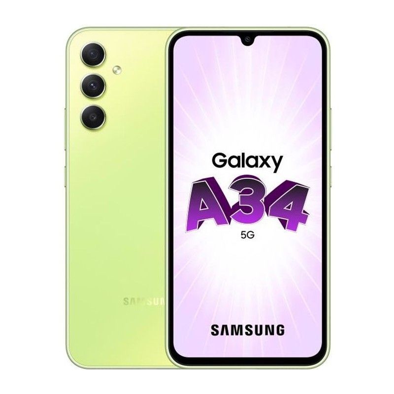 SAMSUNG Galaxy A34 5G Lime 128 Go