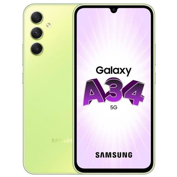 SAMSUNG Galaxy A34 5G Lime 128 Go